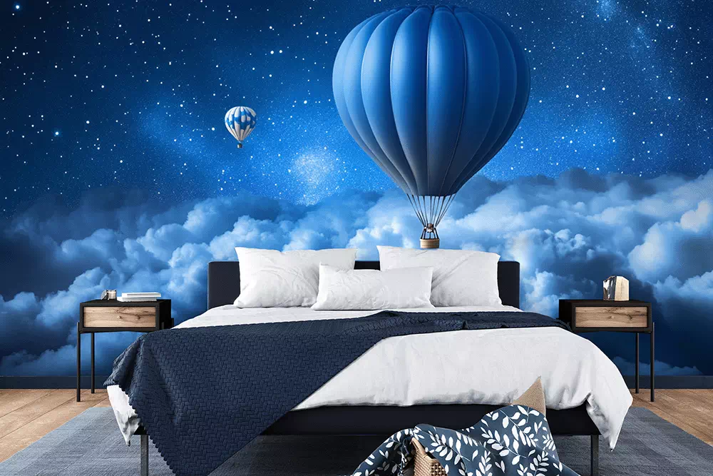 tapeta balon do sypialni